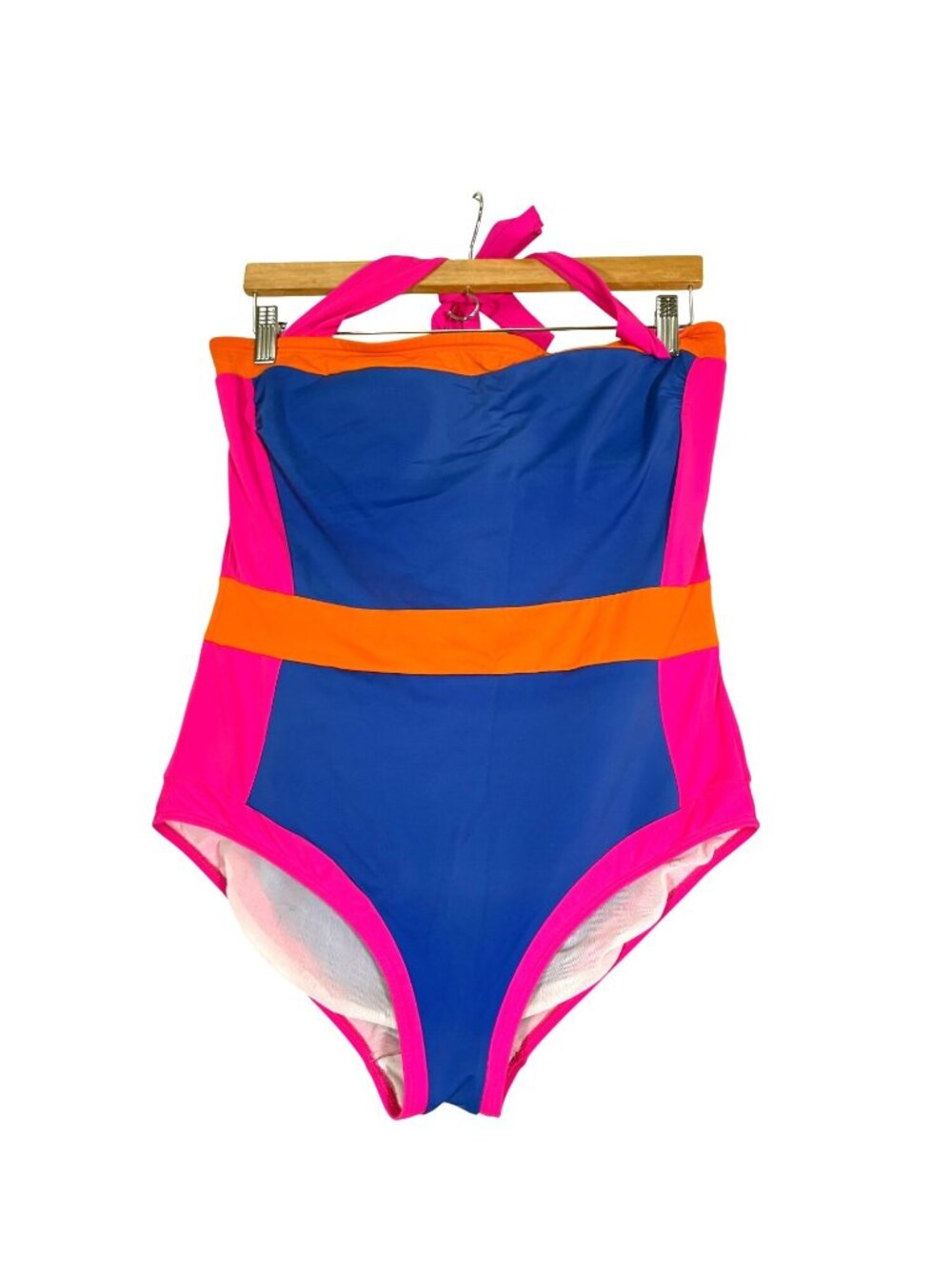 Boden Santorini Halterneck One Piece Swimsuit Size 12 - Picture 2 of 9